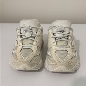 New Balance Kids Cream and White Sneakers